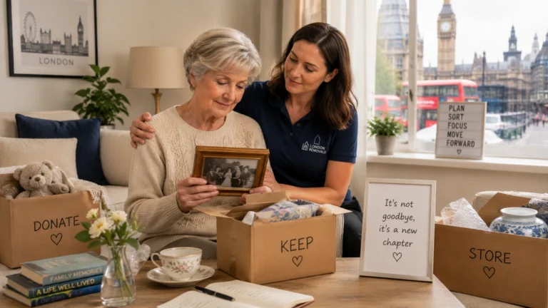 How to Make Downsizing Removals in London Less Emotionally Hard